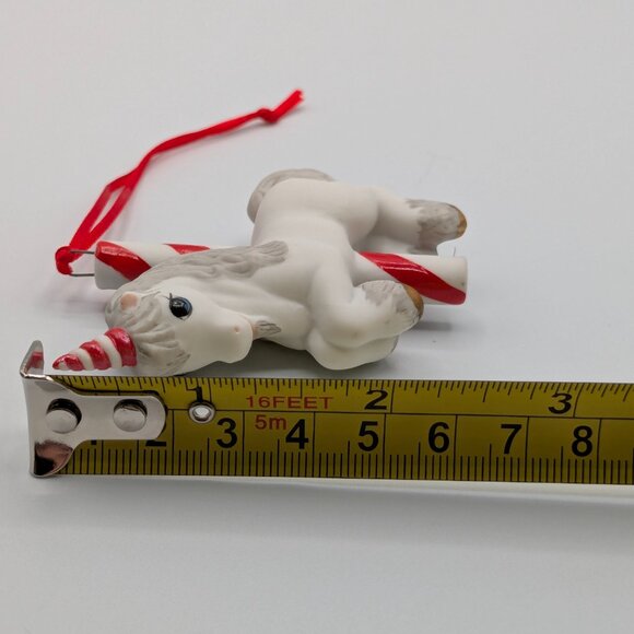 Hallmark Keepsake Merry-Go-Round Unicorn 1989, Fine Porcelain Vintage Ornament - Picture 10 of 11